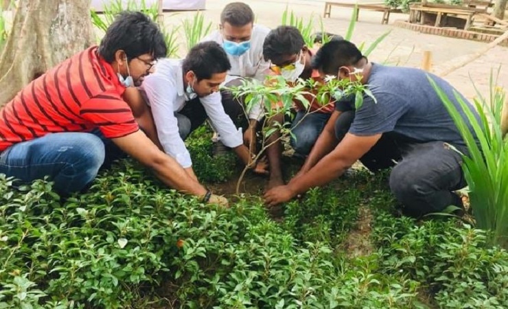 জবিতে ছাত্রলীগের বৃক্ষরোপণ কর্মসূচি