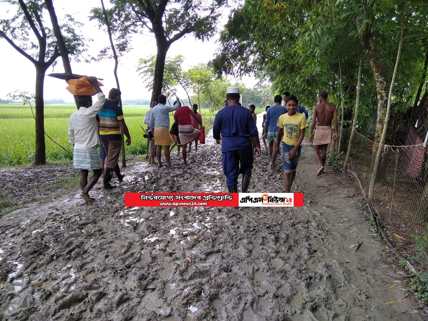 বরগুনার আমতলীতে রাস্তার বেহালদশা, সংস্কারের দাবী ইউনিয়নবাসীর