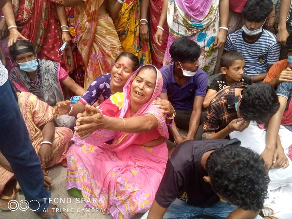 উজিরপুর টুনু হত্যার বিচার চেয়ে মানববন্ধন, মিতুর ৫ দিনের রিমান্ড দাবি